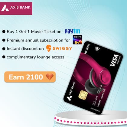 axis bank myzone credit card - get Flat 2100 now. Also check flipkart axis bank credit card features here.