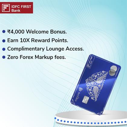 IDFC Maurya Credit Card - Earn Up to 3500 Hyyzo Diamonds on Credit Card Disbursal