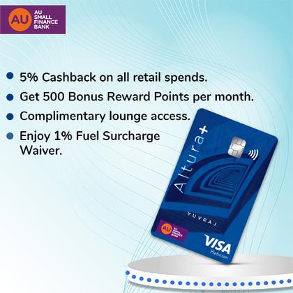 AU Altura plus Credit Card - Earn Up to 2500 Hyyzo Diamonds on Credit Card Disbursal