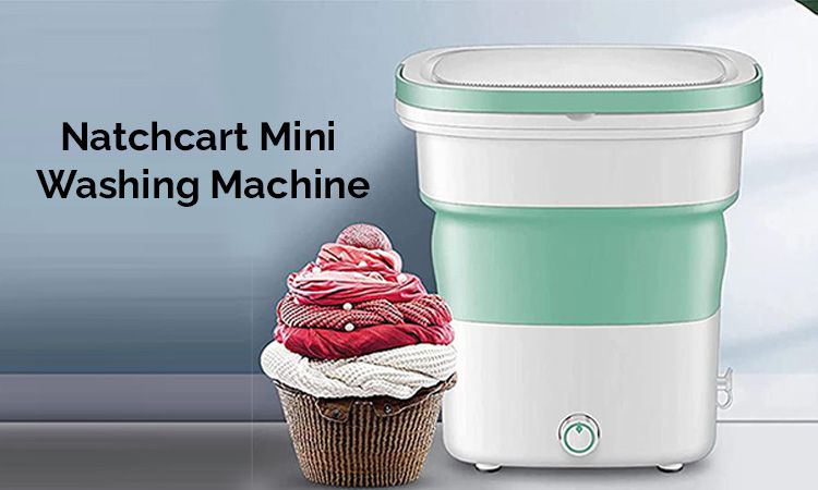Natchcart mini foldable washing machine