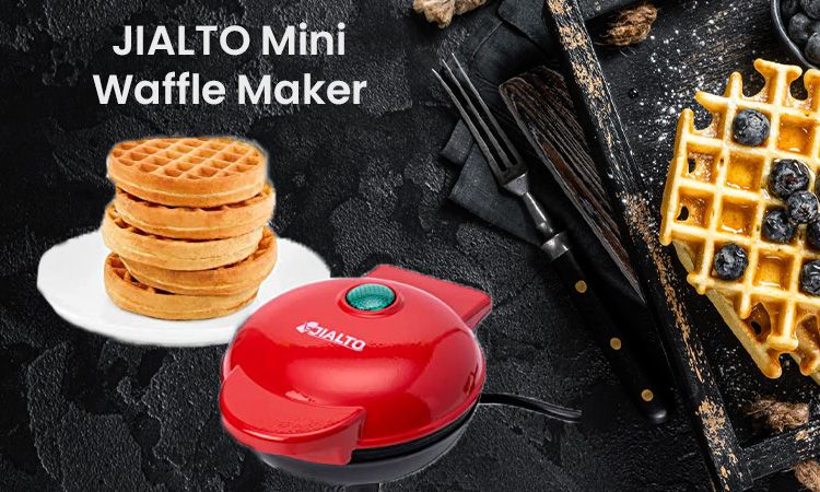 JIALTO Mini Waffle Maker