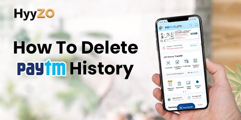 How to delete Paytm history