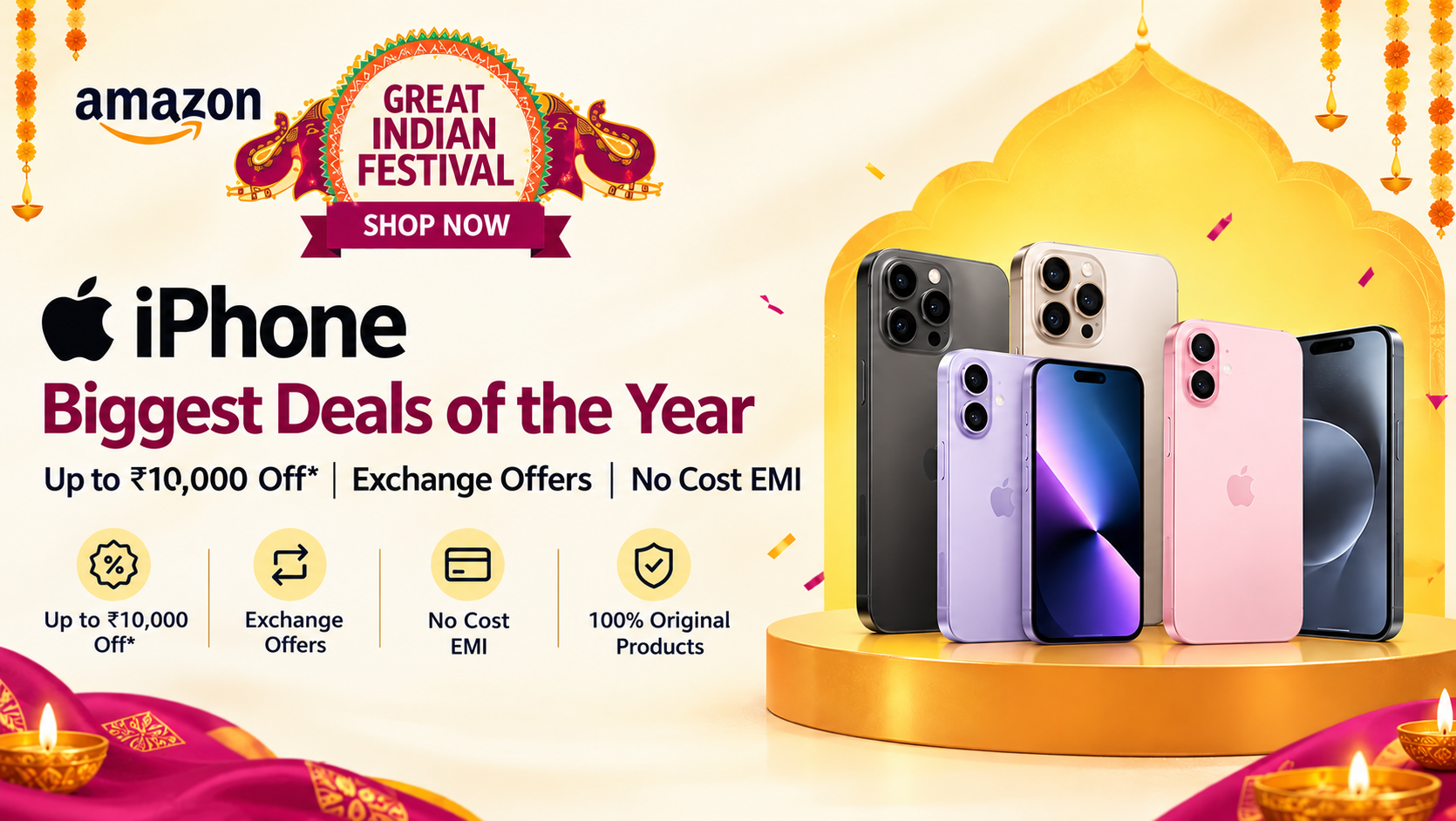 iPhone prices in great Indian festival sale