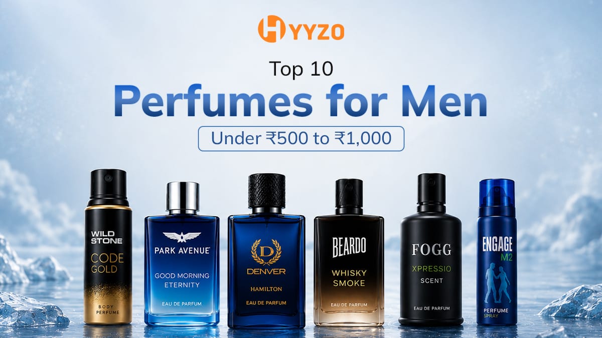 10 Best Perfumes for Men Under ₹500 to ₹1,000