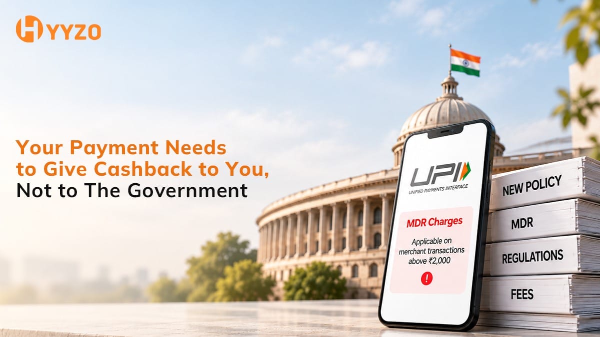 Your payment needs to give cashback to you, not to the government